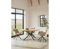 Eettafel Cesura uitschuifbaar eikenhout Ø120-160 cm