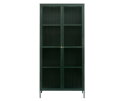 Vitrinekast Bronco metaal 190 cm - Groen