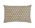 Trigon Kussen Met Print Zwart/mosterd 40x60cm - BePureHome