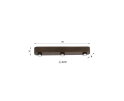 Plafondlamp Bar 3L - Sienna bruin