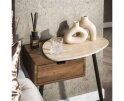 Nachtkastje 1L rechts Travino - Ceramic Travertine