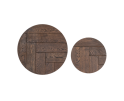 Salontafel Otik Brown Oak | 70 cm | Set van 2
