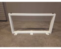 Onderstel salontafel U-poot set van 2 metaal - 79x6x41 cm - Wit