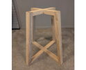 Onderstel Cleo eikenhout - 70x70x72 cm - Naturel