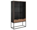 DTP home vitrinekast Cosmo no.1 teakhout 100x40x180 cm