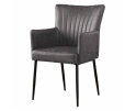 Toledo Armstoel - fabric Savannah anthracite