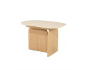 Bijzettafel Lova 60x38cm - naturel | Eleonora