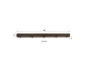 Plafondlamp Bar 5L - Sienna bruin