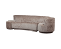 COMBI-POPULAR: BANKJE + FAUTEUIL + POEF TAUPE - BePureHome