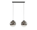 Hanglamp bubble shaded XL 2 lampen - zwart
