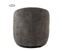 Belvi Fauteuil - fabric AJ3019-20 Dark grey (draaibaar)