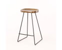 Barstoel Acacia Houten Zitting