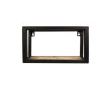 Wandbox Levels - 35x20 cm - mangohout/ijzer