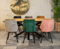 Eettafel Fishbone met 6 Beau stoelen kopen?| Meubelplaats.nl