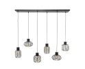 Hanglamp 3+3 mix metal - Charcoal