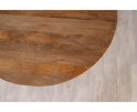Eettafel Florence Rond mangohout 150x150 cm - Bruin | Gezandstraald