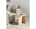 Bijzettafel Lova 60x38cm - naturel | Eleonora