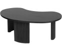 Salontafel Firenze 125 cm boon vorm - black