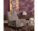 Relaxfauteuil Chill - Draaibaar & Verstelbaar - Cremona stof - Clay - 78×97×90 cm - Starfurn