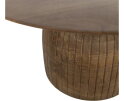 Karl salontafel &Oslash;80, H45, Brown Walnut - Couture Collection