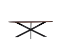 Eiken eettafel Ferris | Ovaal 210 cm | Walnoot