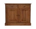 Dressoir 2 deurs - 100x45x85- Naturel - Teak