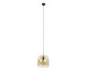 Hanglamp 1L drift glass - Amber color glas