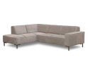 Hoekbank Riva Beige - Glow 4 &ndash; Ottomane Links &ndash; 262x195 cm
