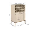 Wijnkast Madison Sand | 55 cm