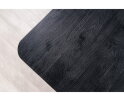 Eettafel Florence rechthoek afgerond gezandstraald 180x100 cm - Zwart | Meubelplaats