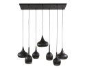 Hanglamp Zip 7 lampen - Artic zwart
