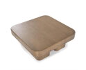 Salontafel Harmonie 80x80cm - bruin | Eleonora