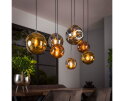 Hanglamp Stellar 7 lampen - Oud zilver