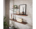 Wandplank 90 Carve - Massief acacia drift brown