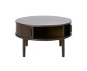 Salontafel META rond eikenhout Ø85 CM - Espresso