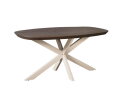 Eettafel Madison Brown | 160 cm | Deens Ovaal | Poot Sand