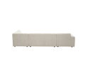 MySofa Ruby U-bank Beige Lounge L + 2,5 + Ottomane R