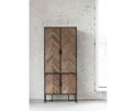 Cupboard Criss Cross, 4 doors,185x80x40 cm, mixed wood