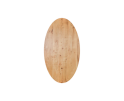 Ovaal tafelblad - 120x70x3,8 - Naturel - Acaciahout