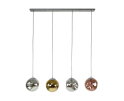 Hanglamp Stellar 4 lampen - Oud zilver