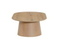 Salontafel Novero ovaal eikenhout 120x70 cm - Naturel