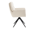 Varzo Armstoel - Toro 25 cream (draaibaar)