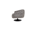 Barga Fauteuil - fabric TED 8 white-grey (draaibaar)