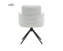 Rumo Armstoel - fabric ATS118-2 ecru (draaibaar)
