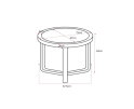 Salontafel Morris | 75 cm