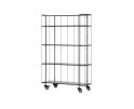 Caro Metalen Trolley Met Houten Planken Mat Zwart Hoog [fsc] - WOOOD