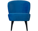 Sara Fauteuil Imitatiebont Felblauw - WOOOD
