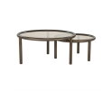 Salontafel set Circo 80x80cm - bruin | Eleonora