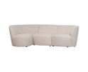 Coco 3-zits Ronding Links BouclÉ Creme - WOOOD Exclusive