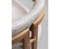 MUST Living fauteuil Kelly - Luxor Sand - Naturel - 75x73x73 cm